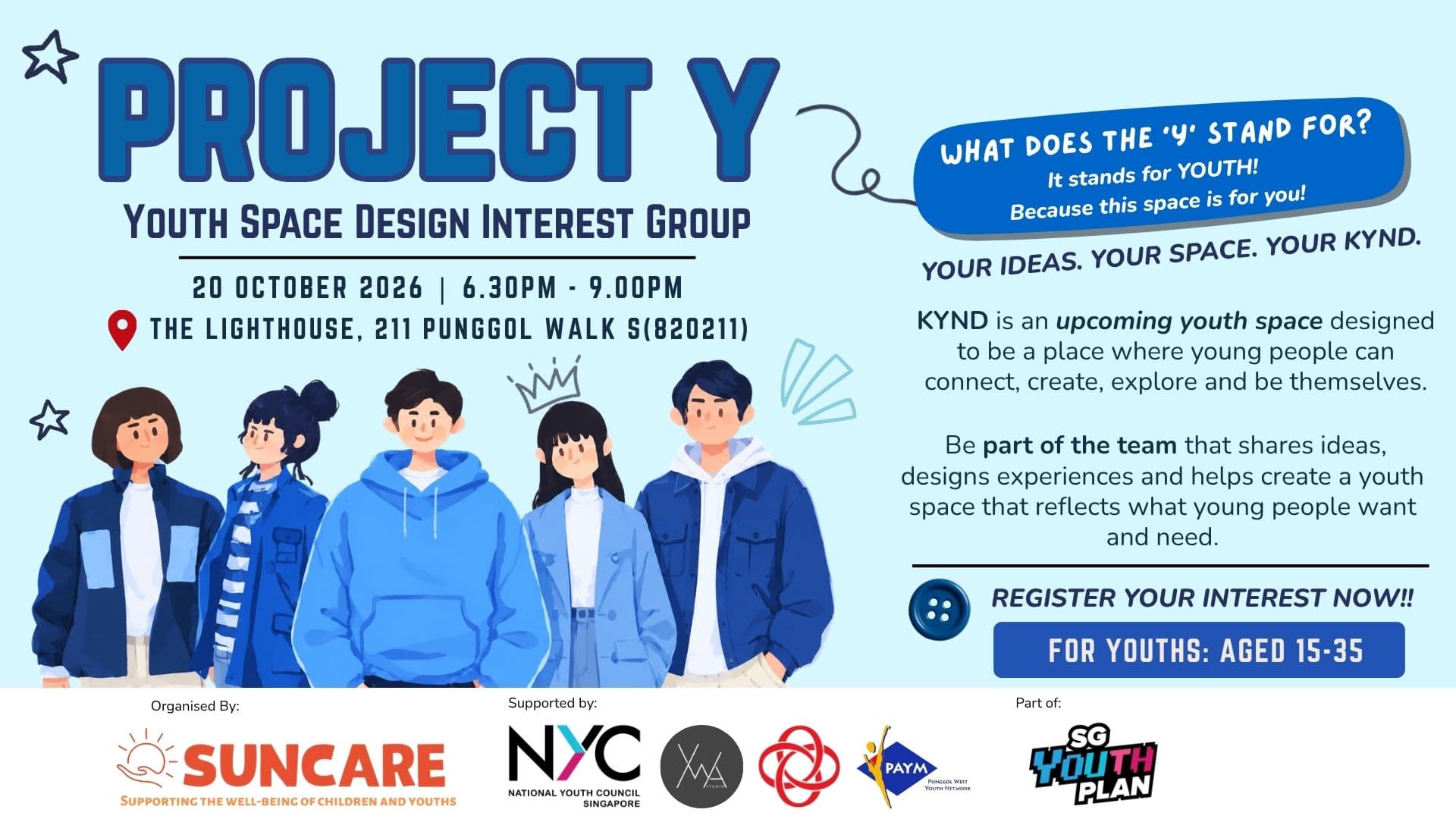 Image of event: Project Y: Youth Space Design Interest Group