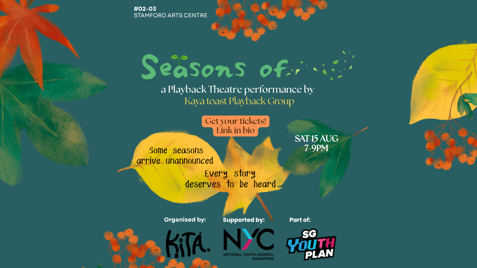 Image of event: Seasons of... - A Playback Theatre Performance