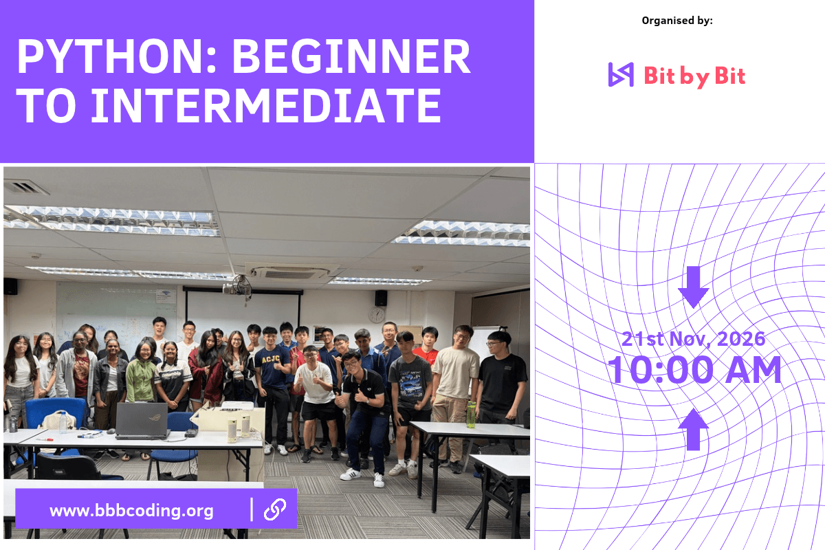 Image of event: Python: Beginner to Intermediate (Term 3)