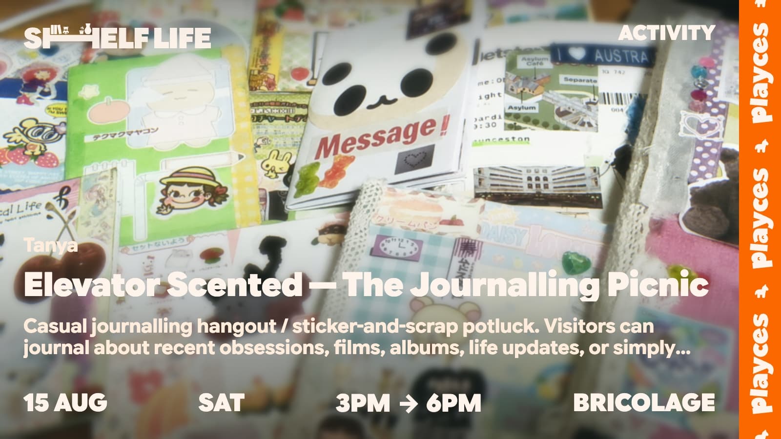 Image of event: Elevator Scented - The Journalling Picnic 
