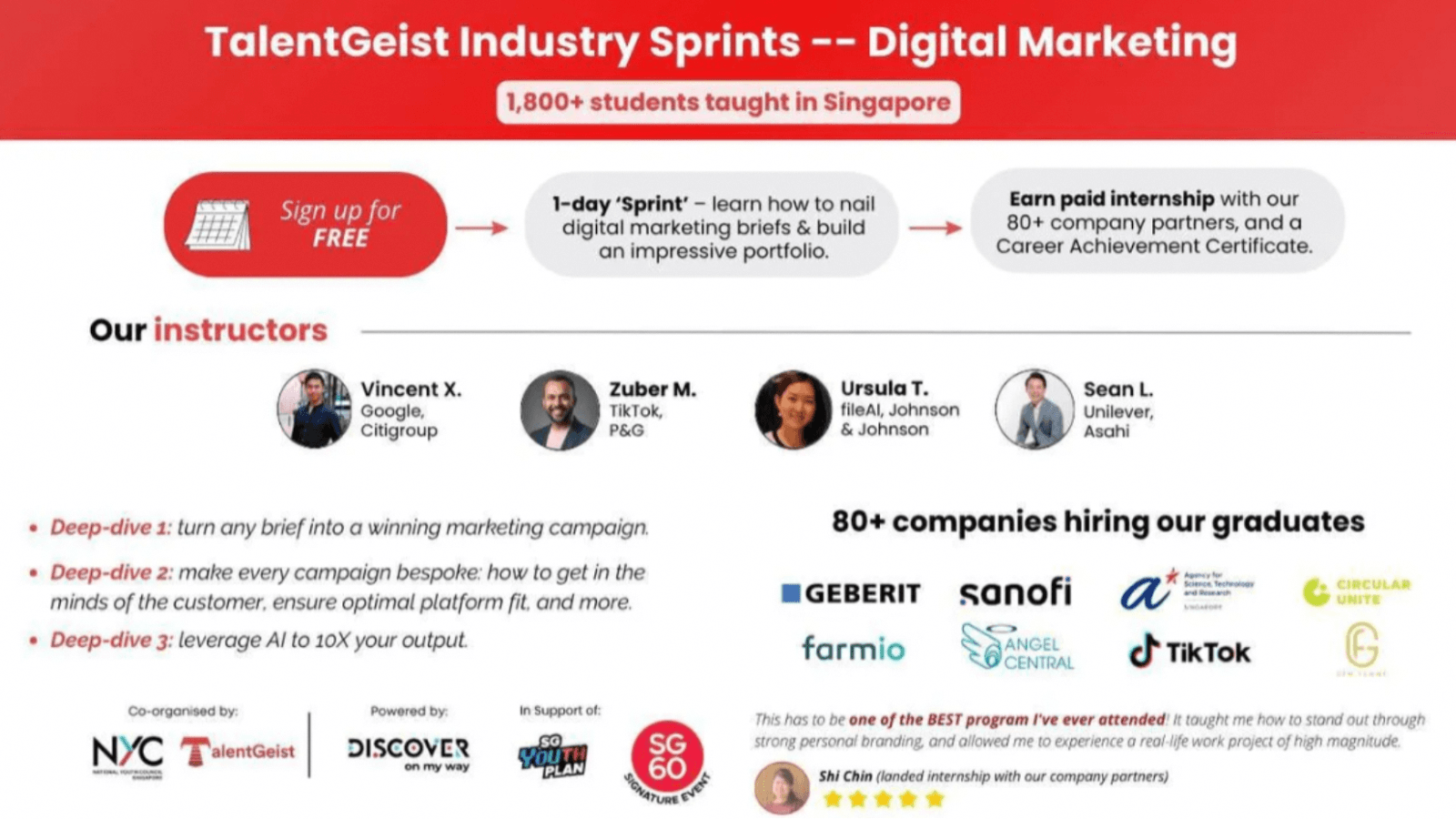 Image of event: TalentGeist Industry Sprint: Digital Marketing & Creative Strategy