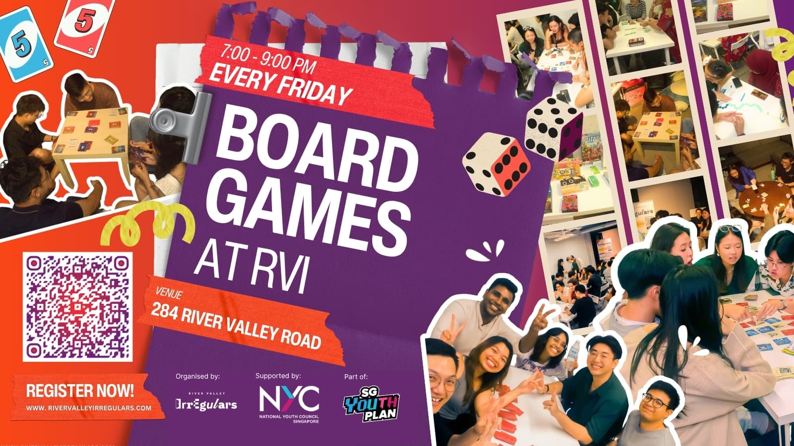 Image of event: Board Games @ RVI
