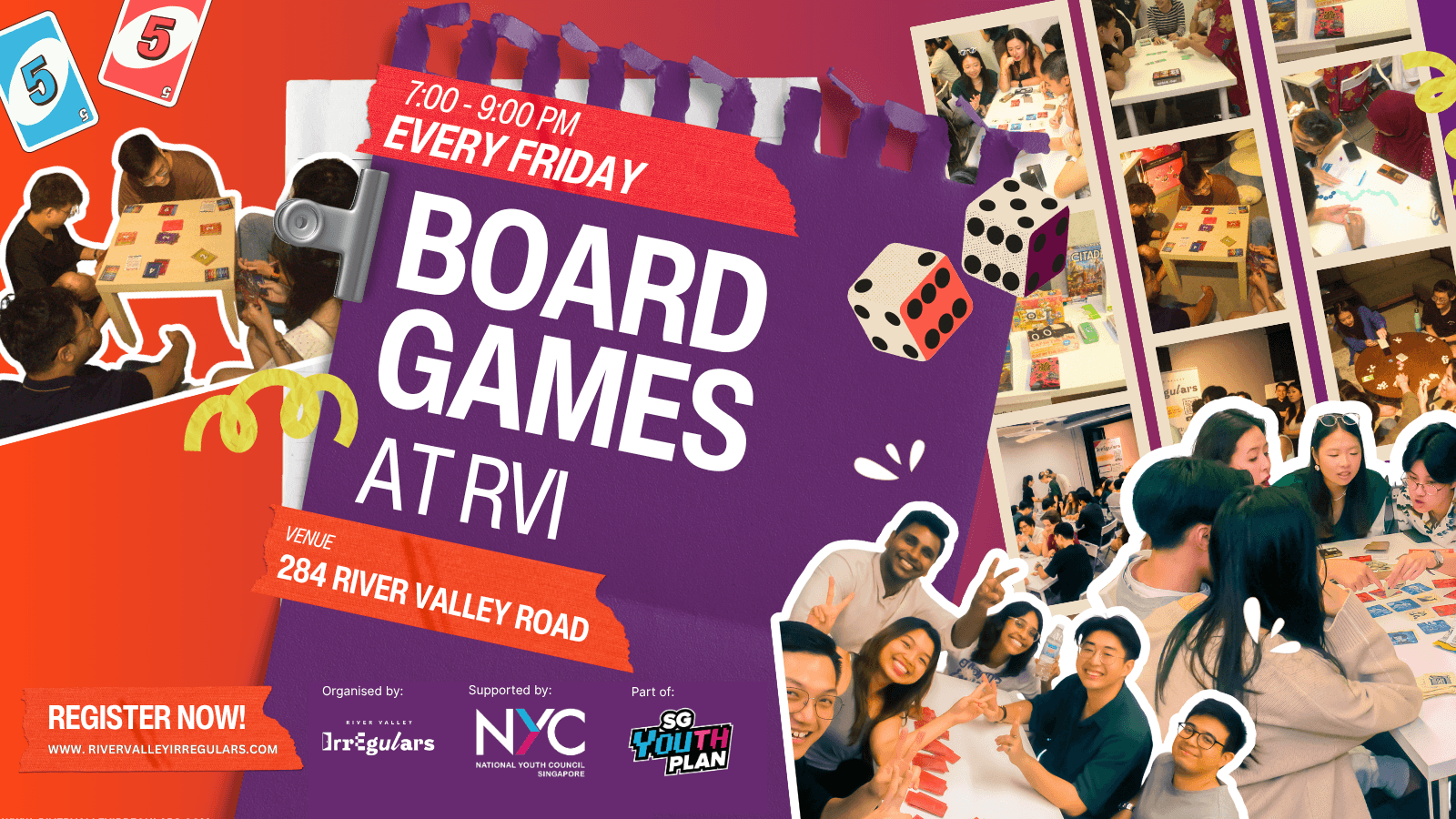 Image of event: Board Games @ RVI