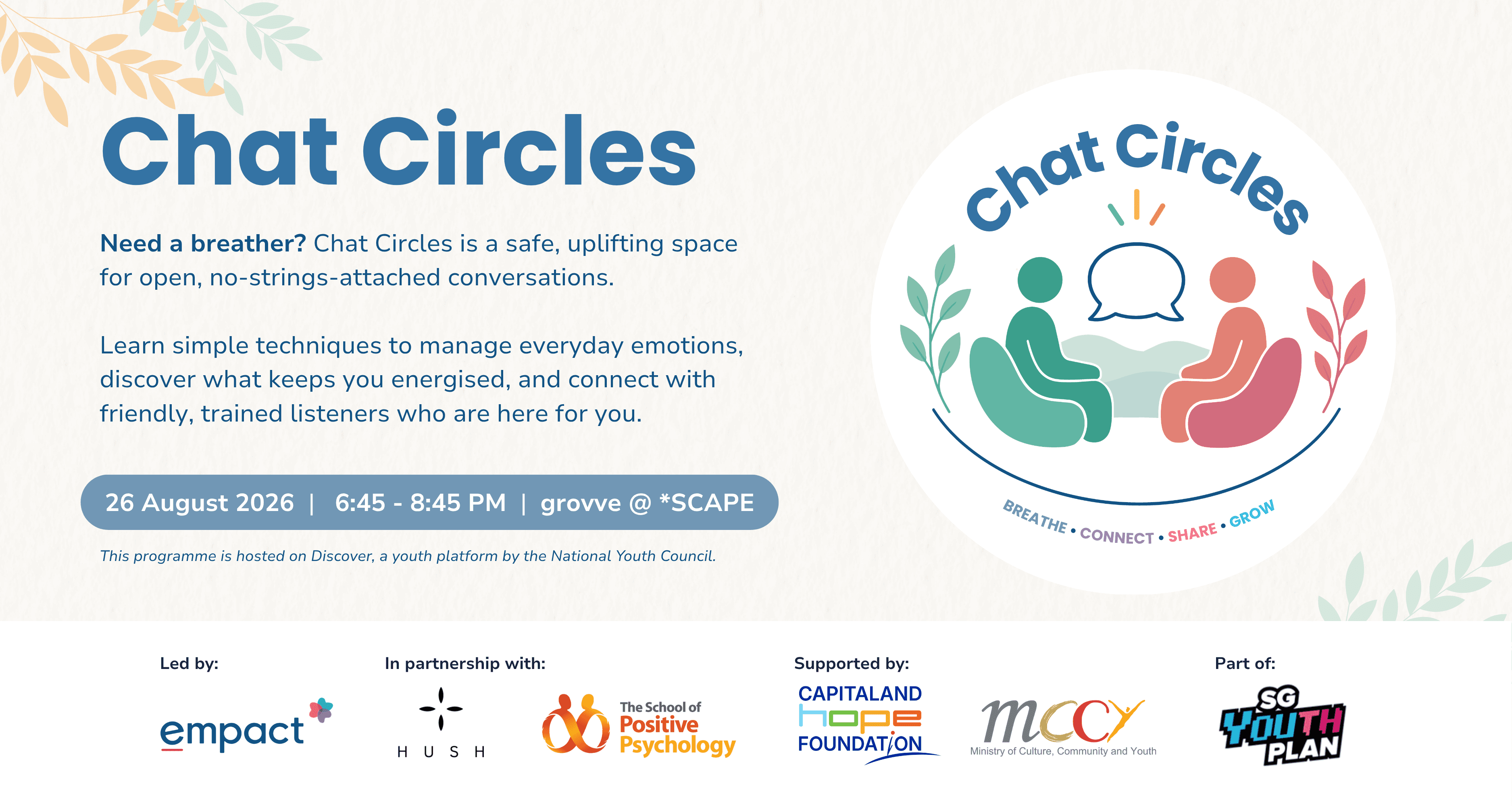 Image of event: Chat Circles Session