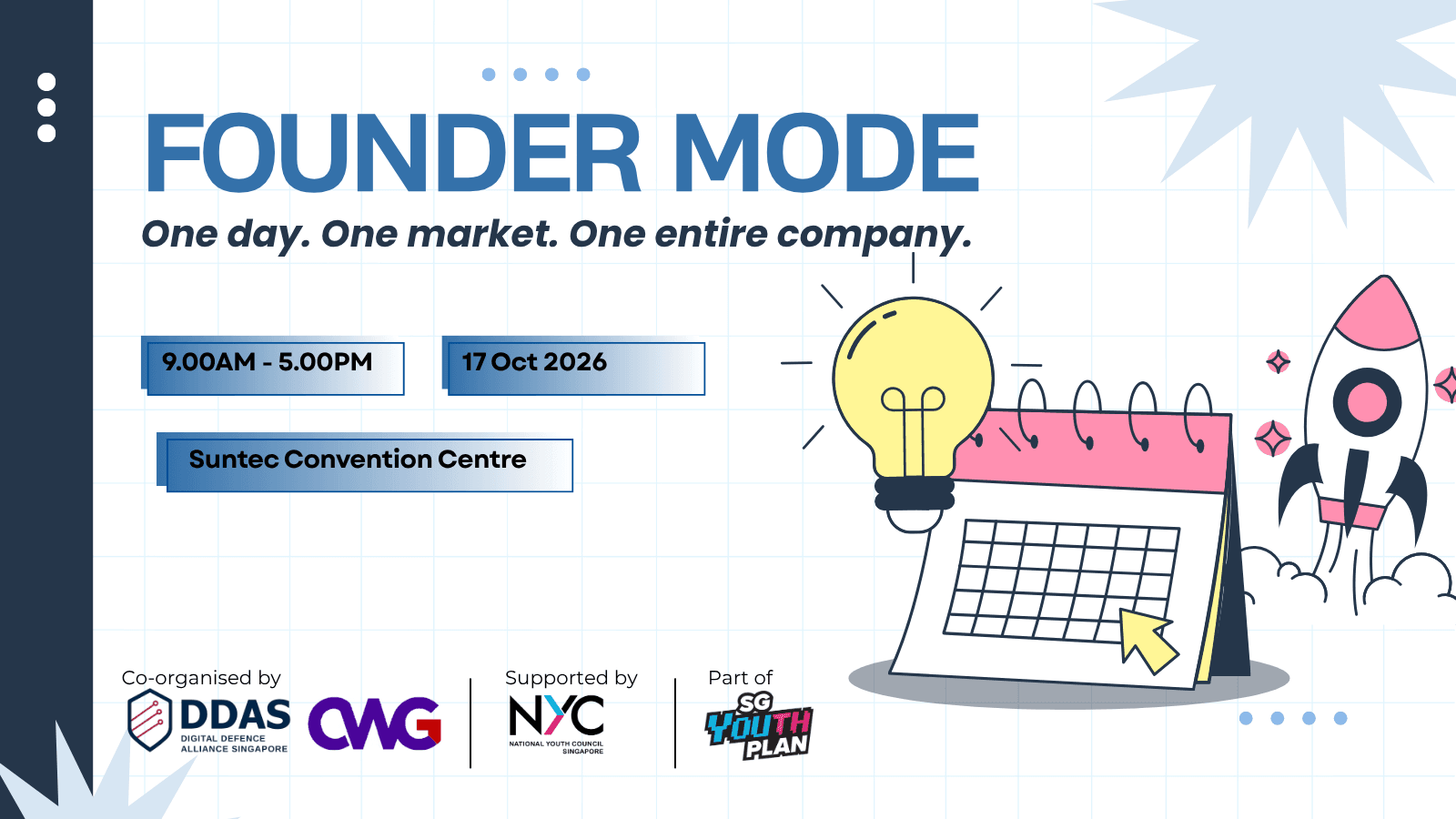 Image of event: FOUNDER MODE: One day. One market. One entire company.