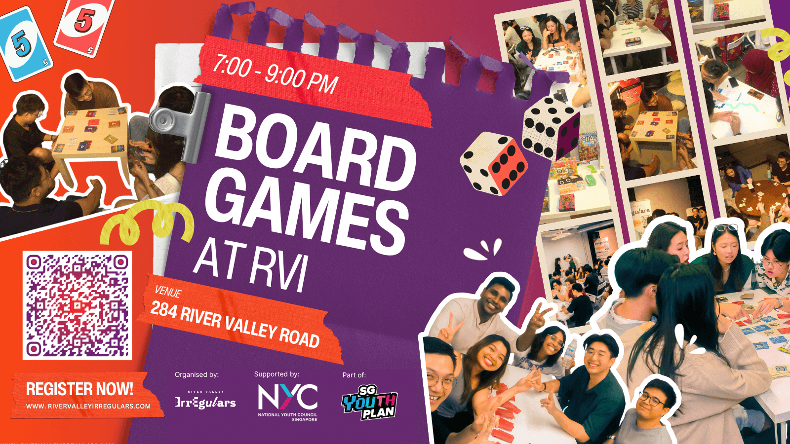 Image of event: Board Games @ RVI