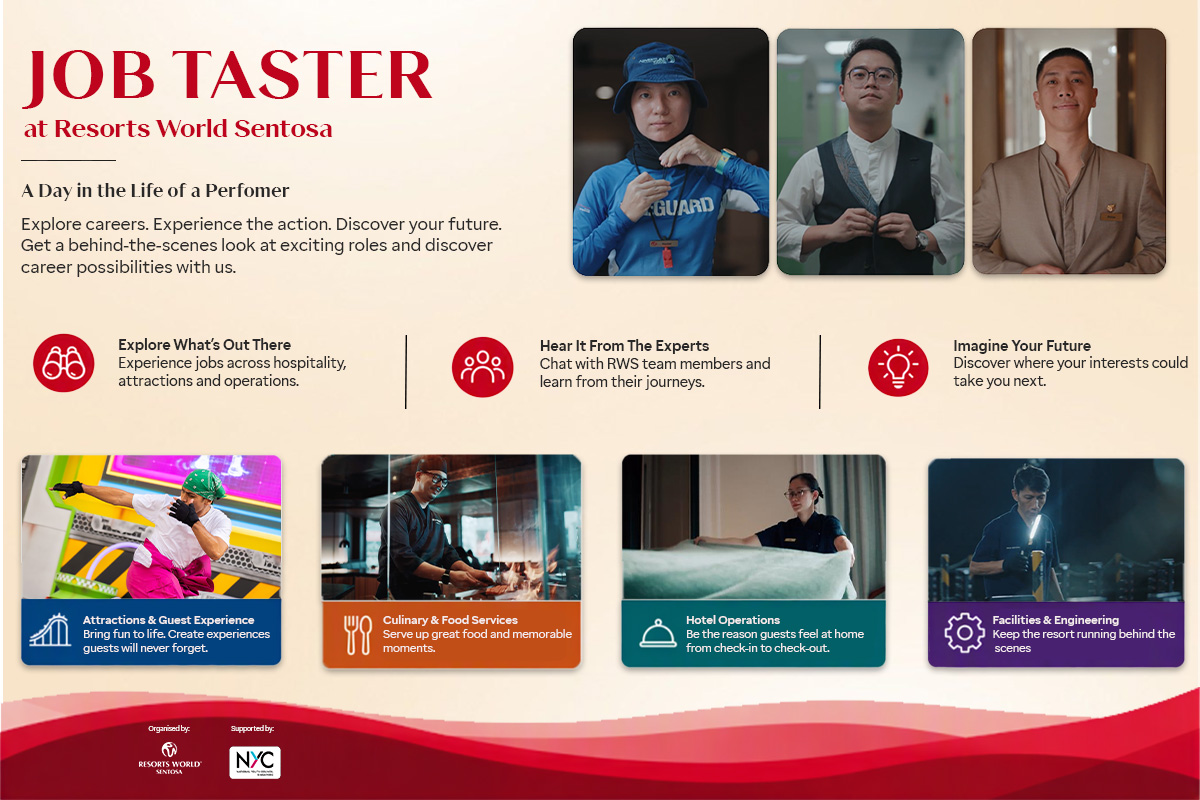 Image of event: A Day in The Life of a Performer at Resorts World Sentosa