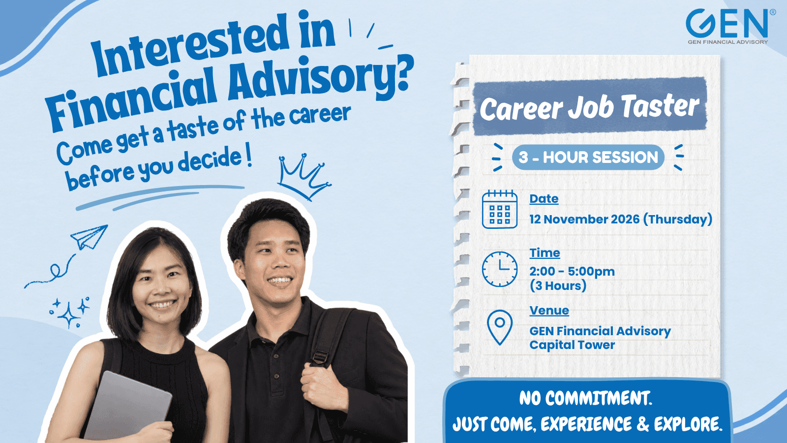 Image of event: GEN Financial Planning Career Trial