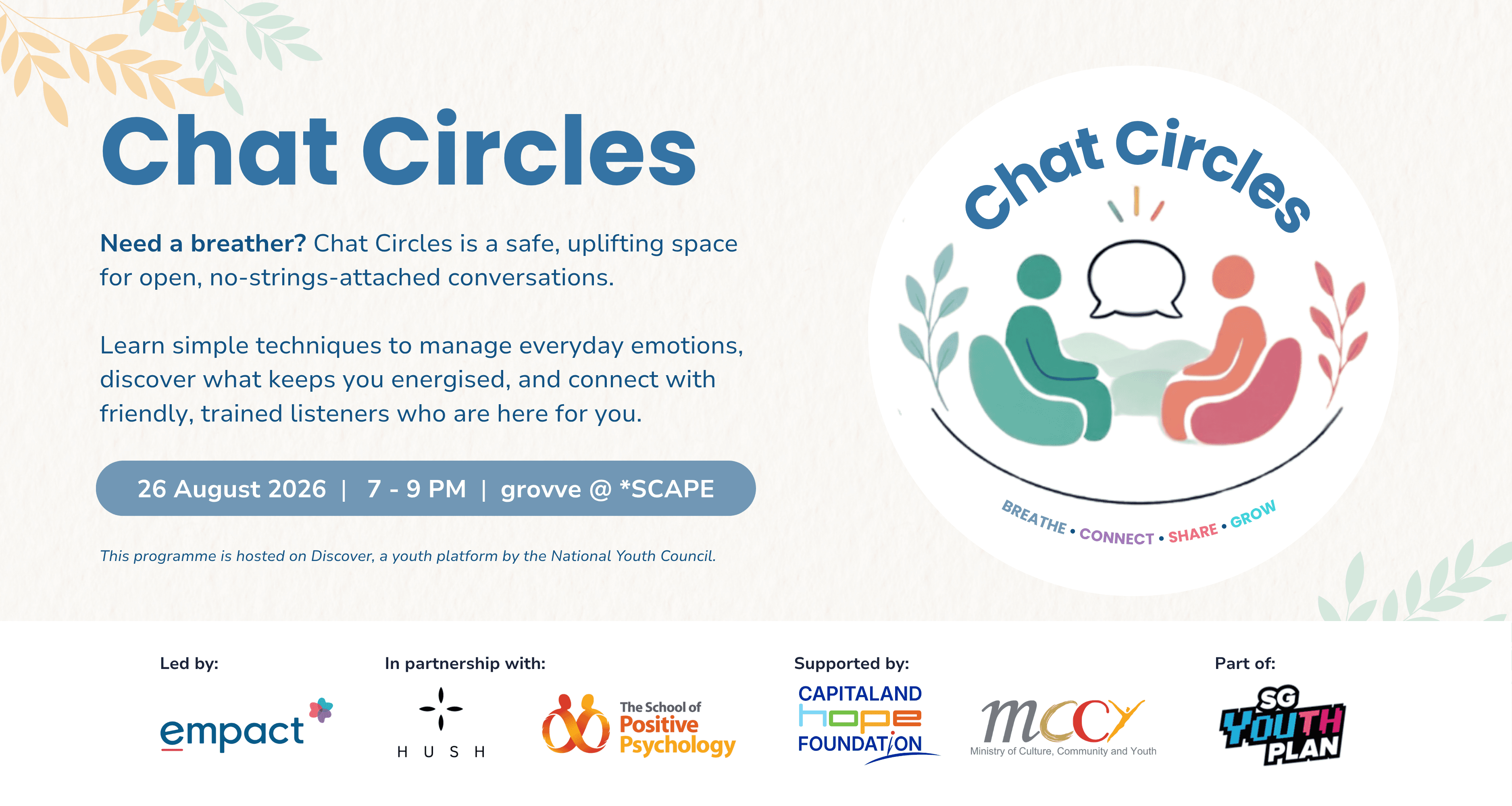 Image of event: Chat Circles Session