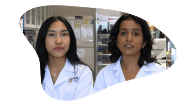 Ria and Samira, Research Technicians