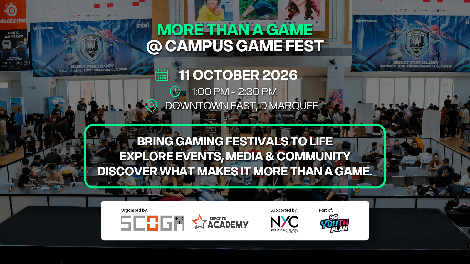 Image of event: More Than A Game @ Campus Game Fest