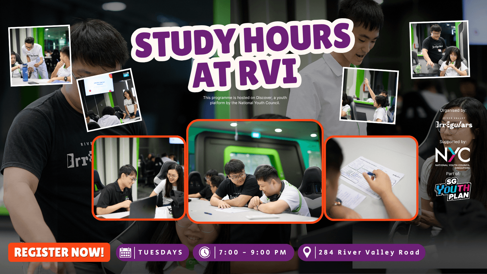 Image of event: Study Hours @ RVI