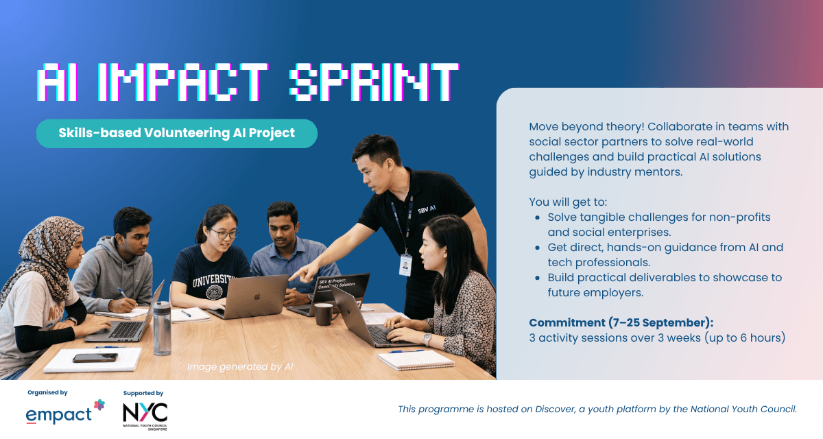 Image of event: AI Impact Sprint: Skills-Based Volunteering AI Project