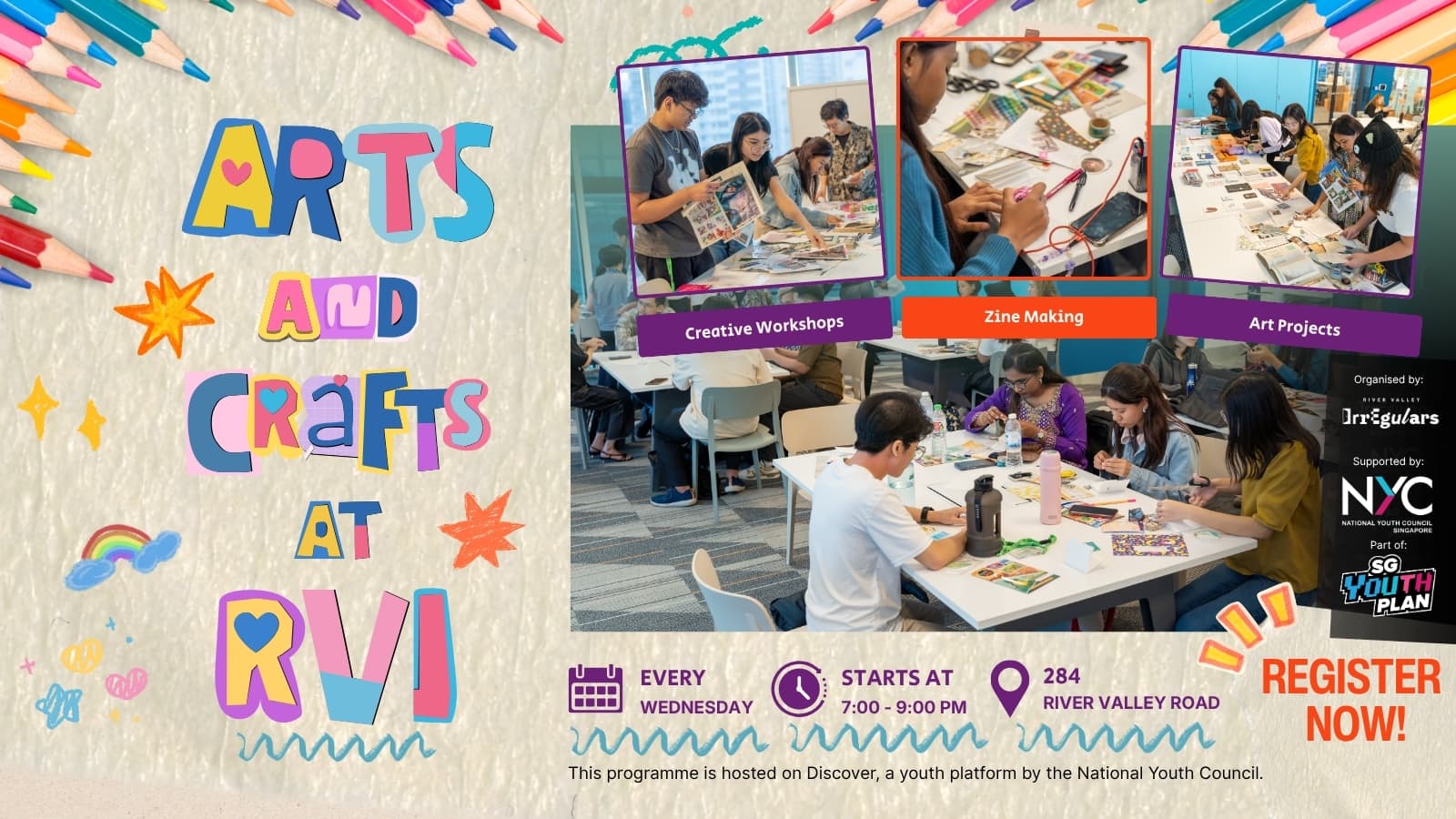 Image of event: Arts & Crafts @ RVI