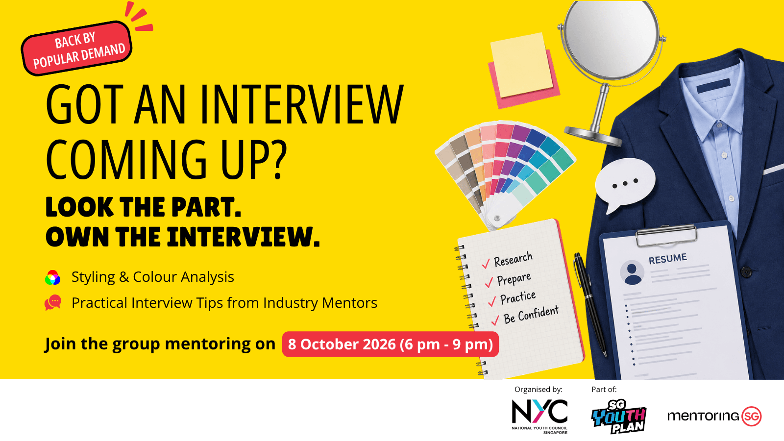 Image of event: Look the Part. Own the Interview.