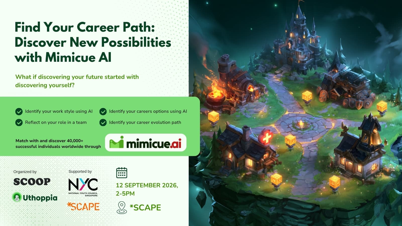 Image of event: Find Your Career Path: Discover New Possibilities with Mimicue AI