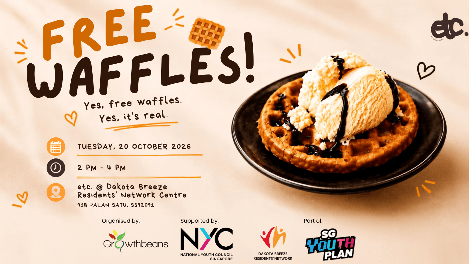 Image of event: Free Waffles Tuesday!
