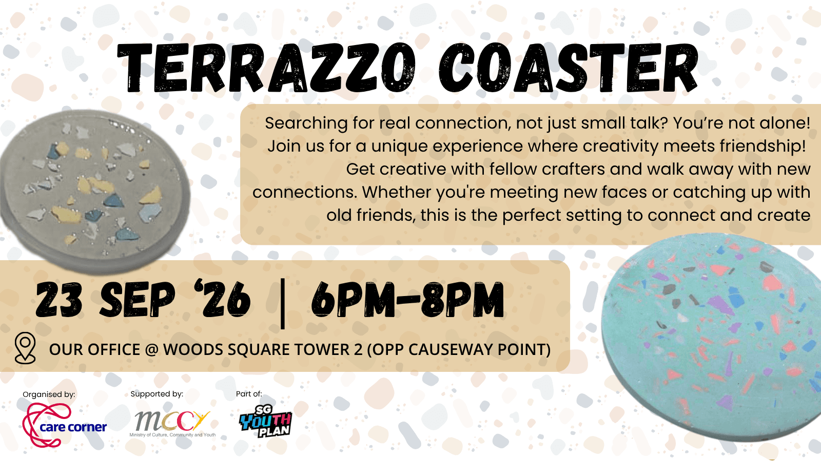Image of event: Terrazzo Coaster Workshop
