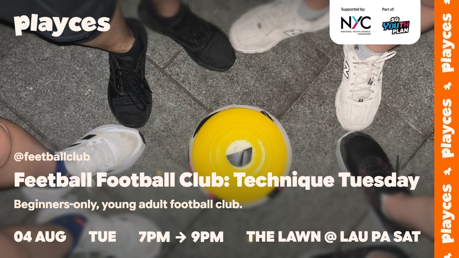Image of event: Feetball Football Club: Technique Tuesday