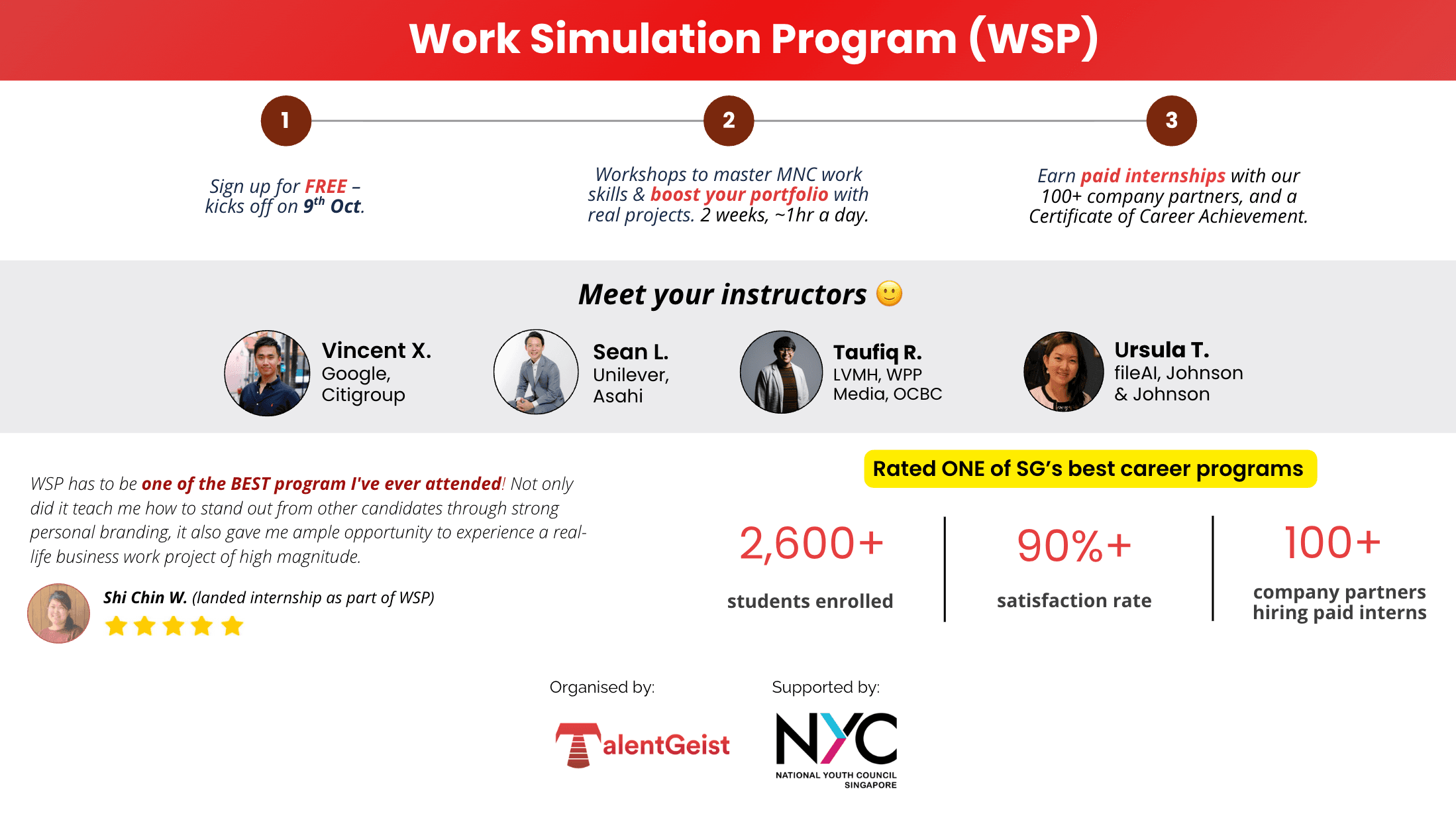 Image of event: Work Simulation Program -- Oct'26