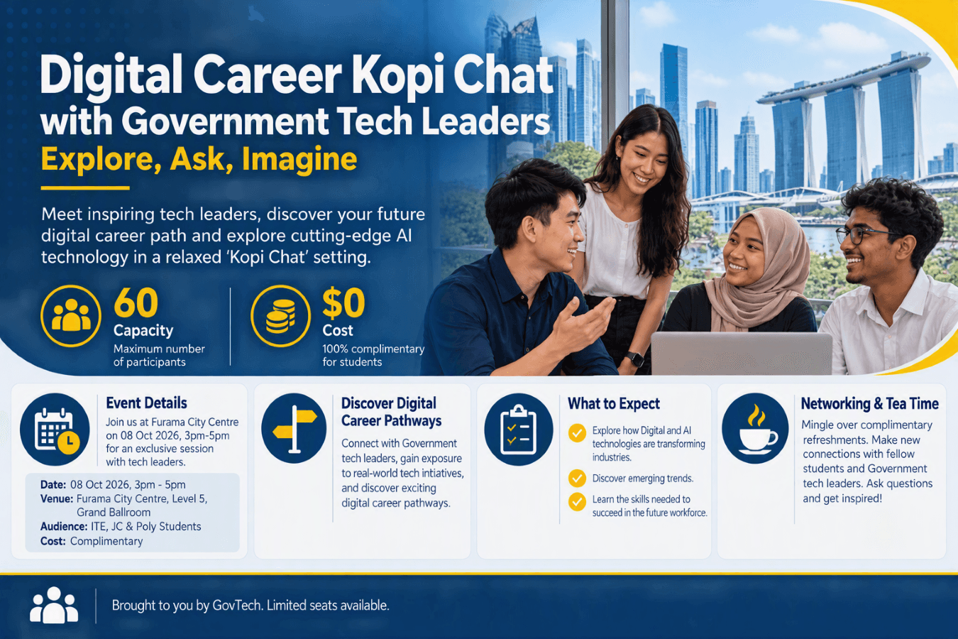 Image of event: Digital Career Kopi Chat with Government Tech Leaders