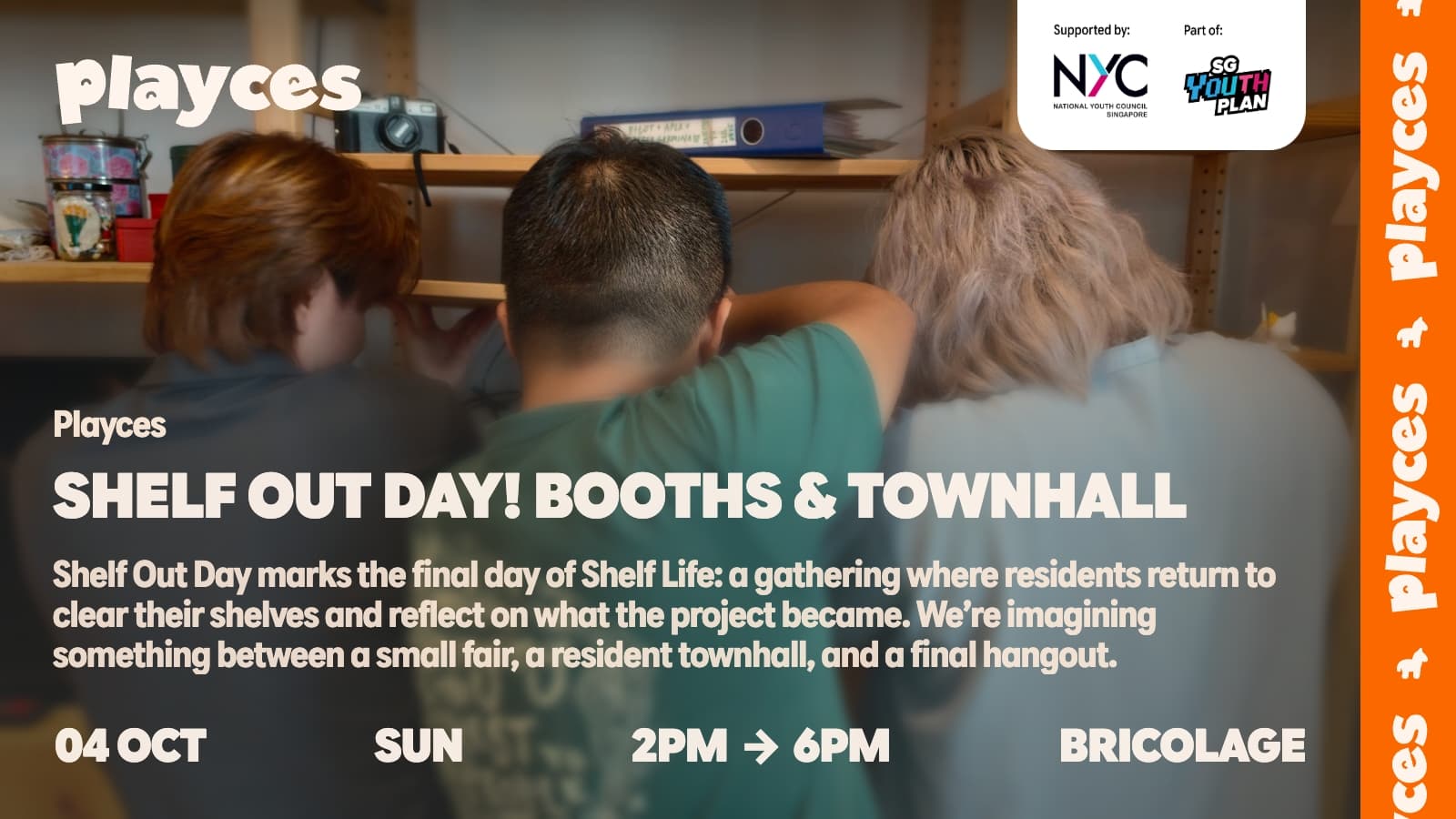 Image of event: SHELF OUT DAY! BOOTHS & TOWNHALL