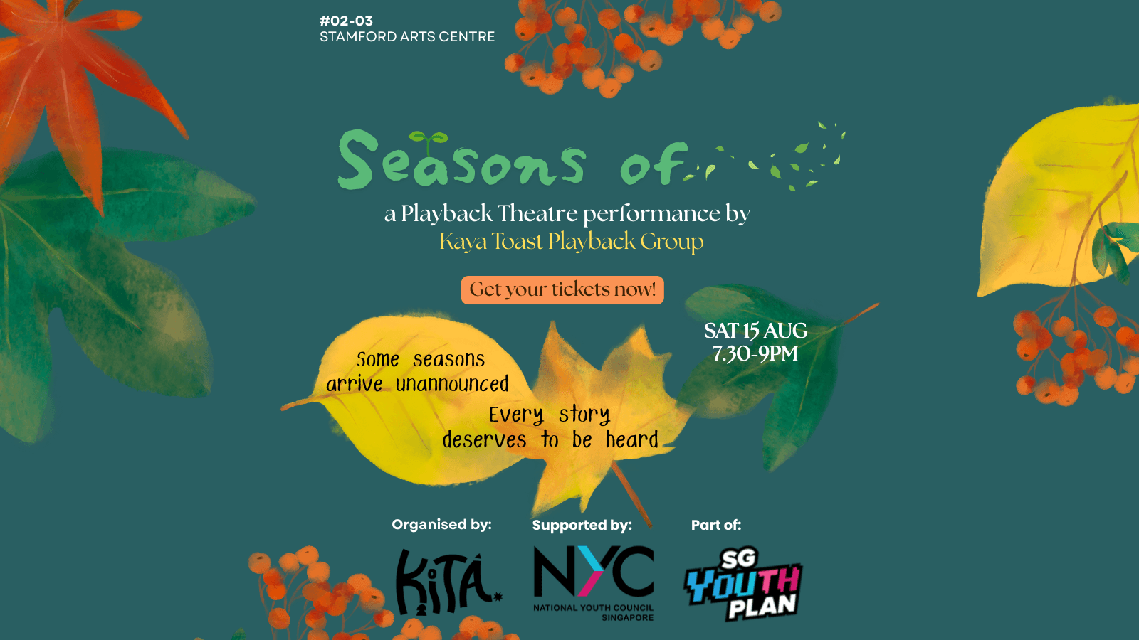 Image of event: Seasons of... - A Playback Theatre Performance