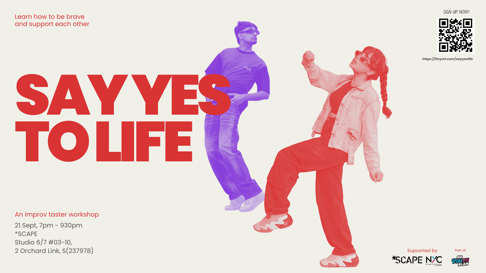 Image of event: Say Yes to Life – An Improv Taster Workshop