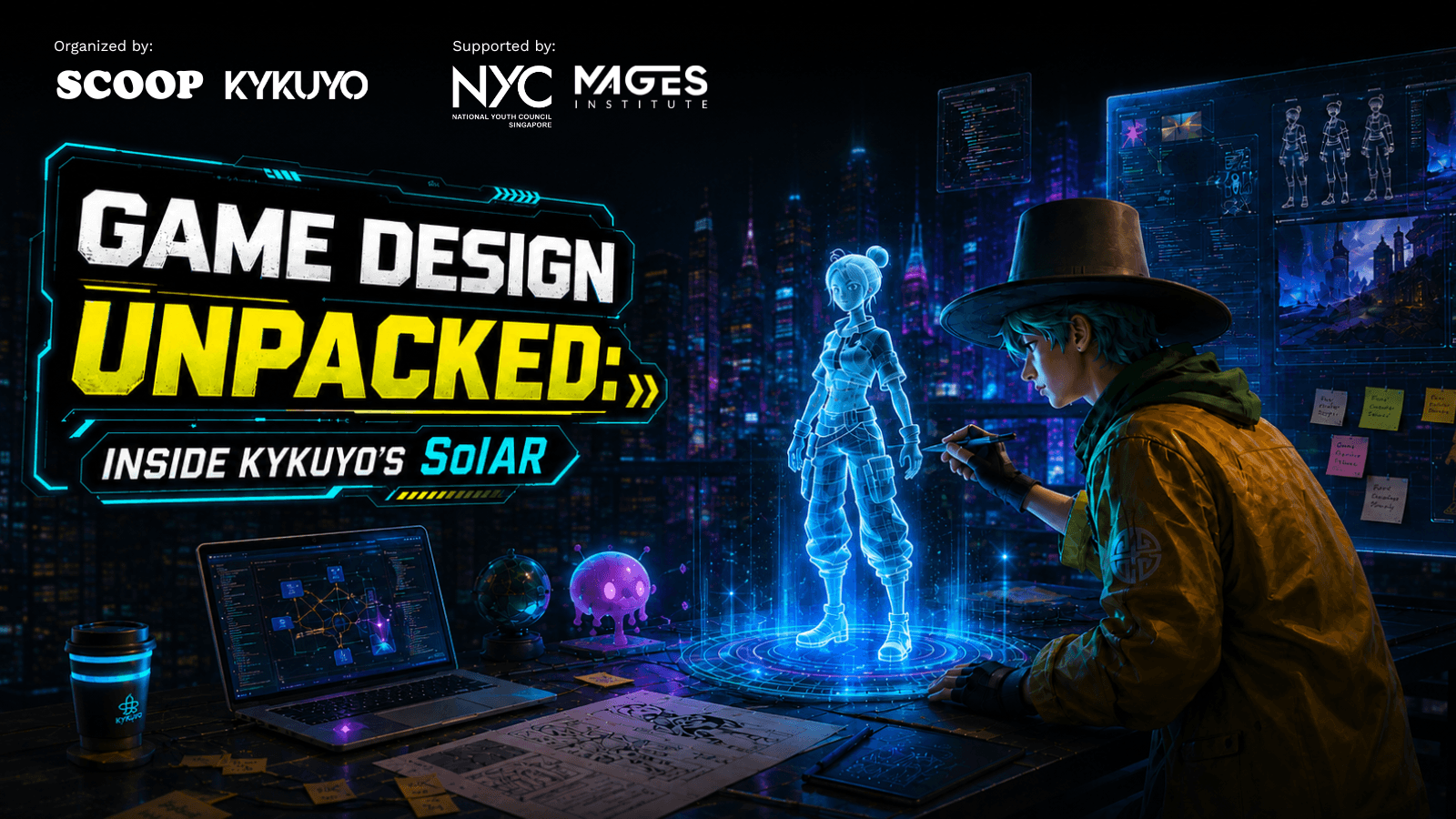 Image of event: Game Design Unpacked: Inside Kykuyo’s SolAR 