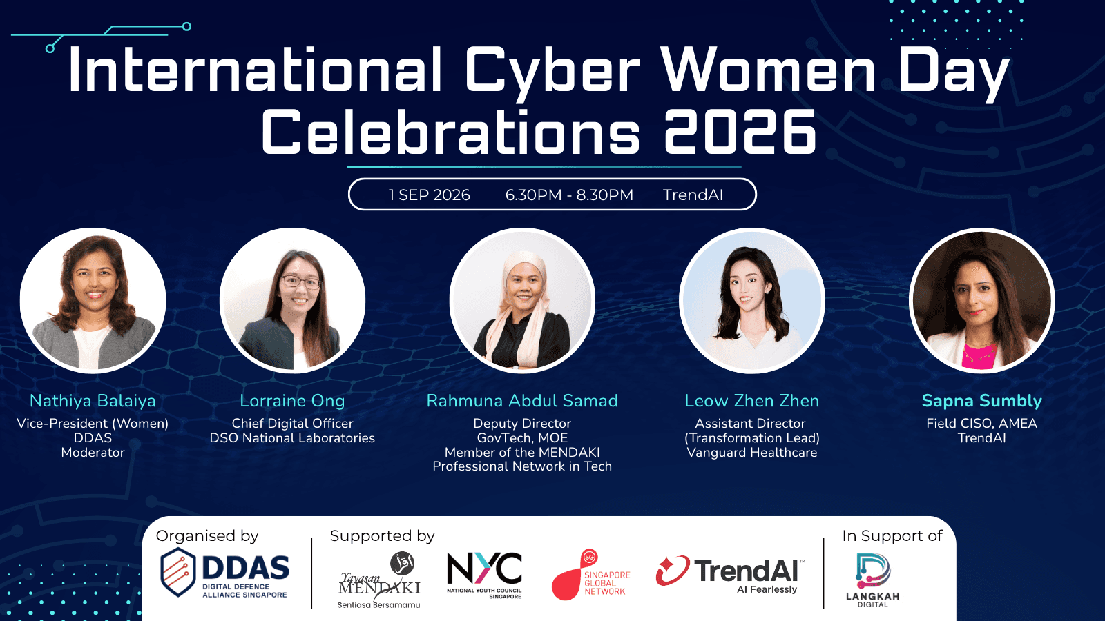 Image of event: DDAS International Women in Cyber Day Celebration 2026 & Learning Journey to TrendAI