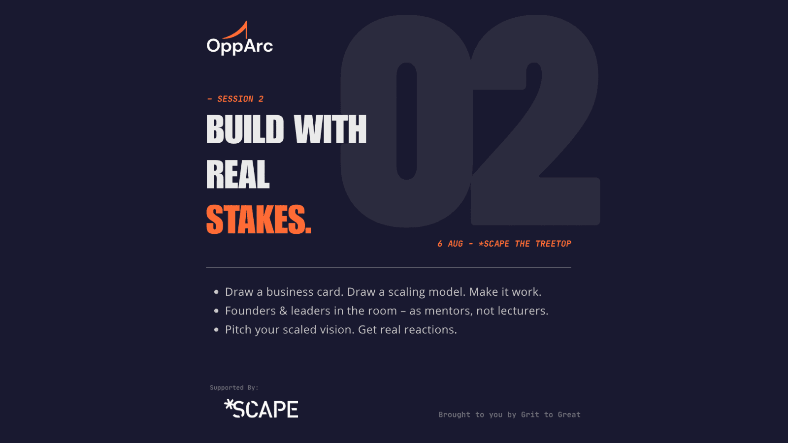 Image of event: Opportunity Architecture - The ideas exist. The hustle exists. Now own the mental models to scale.