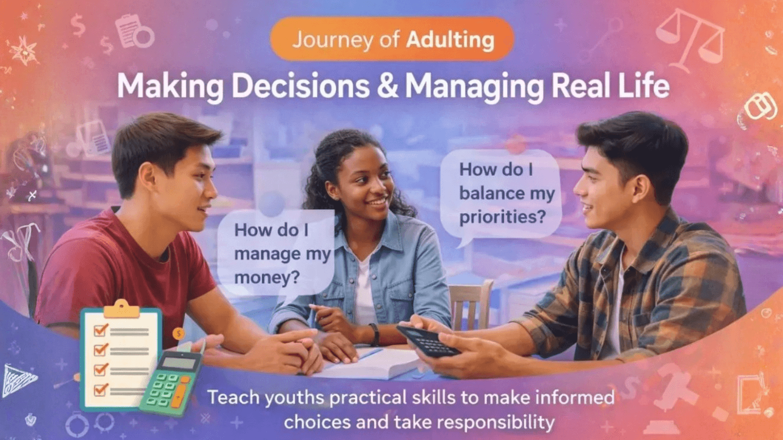 Image of event: Journey of Adulting by Making Decisions and Managing Real Life