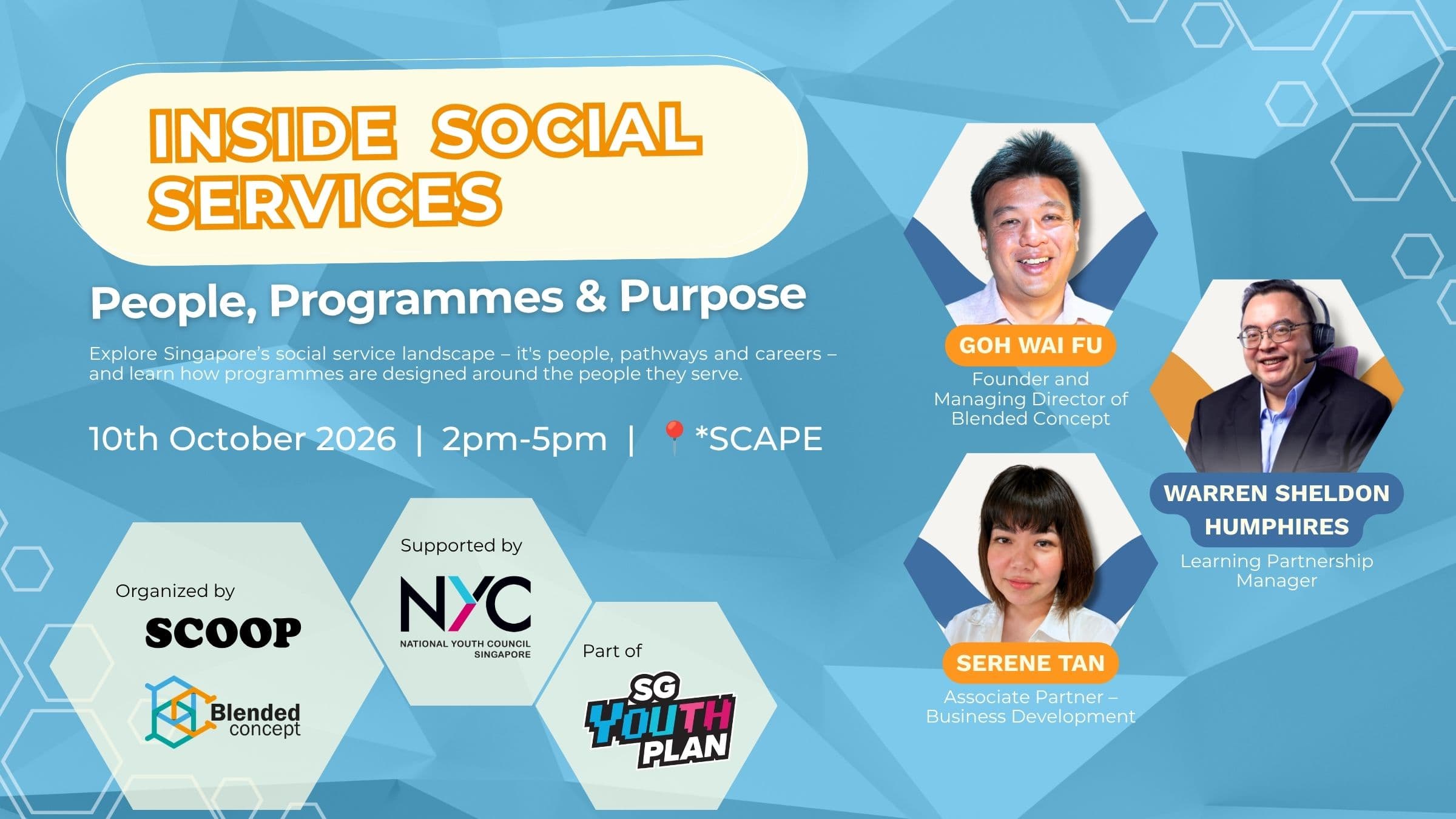 Image of event: Inside Social Services with Blended Concept: People, Programmes & Purpose 