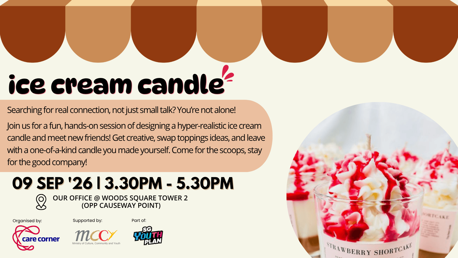 Image of event: Ice Cream Candle Making