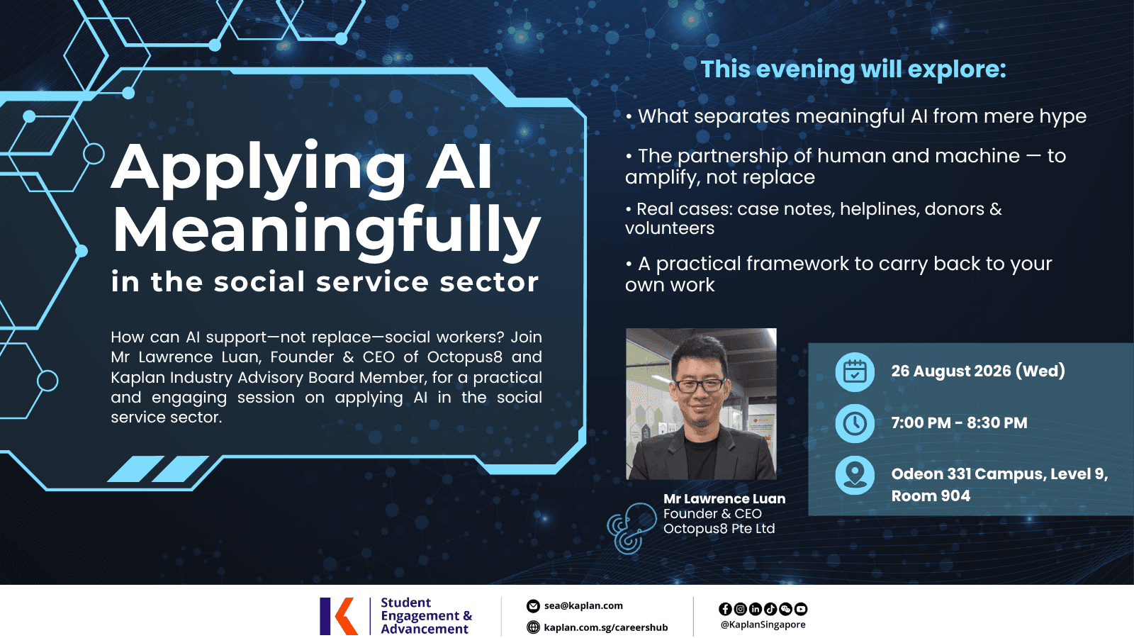 Image of event: Applying AI Meaningfully In The Social Service Sector
