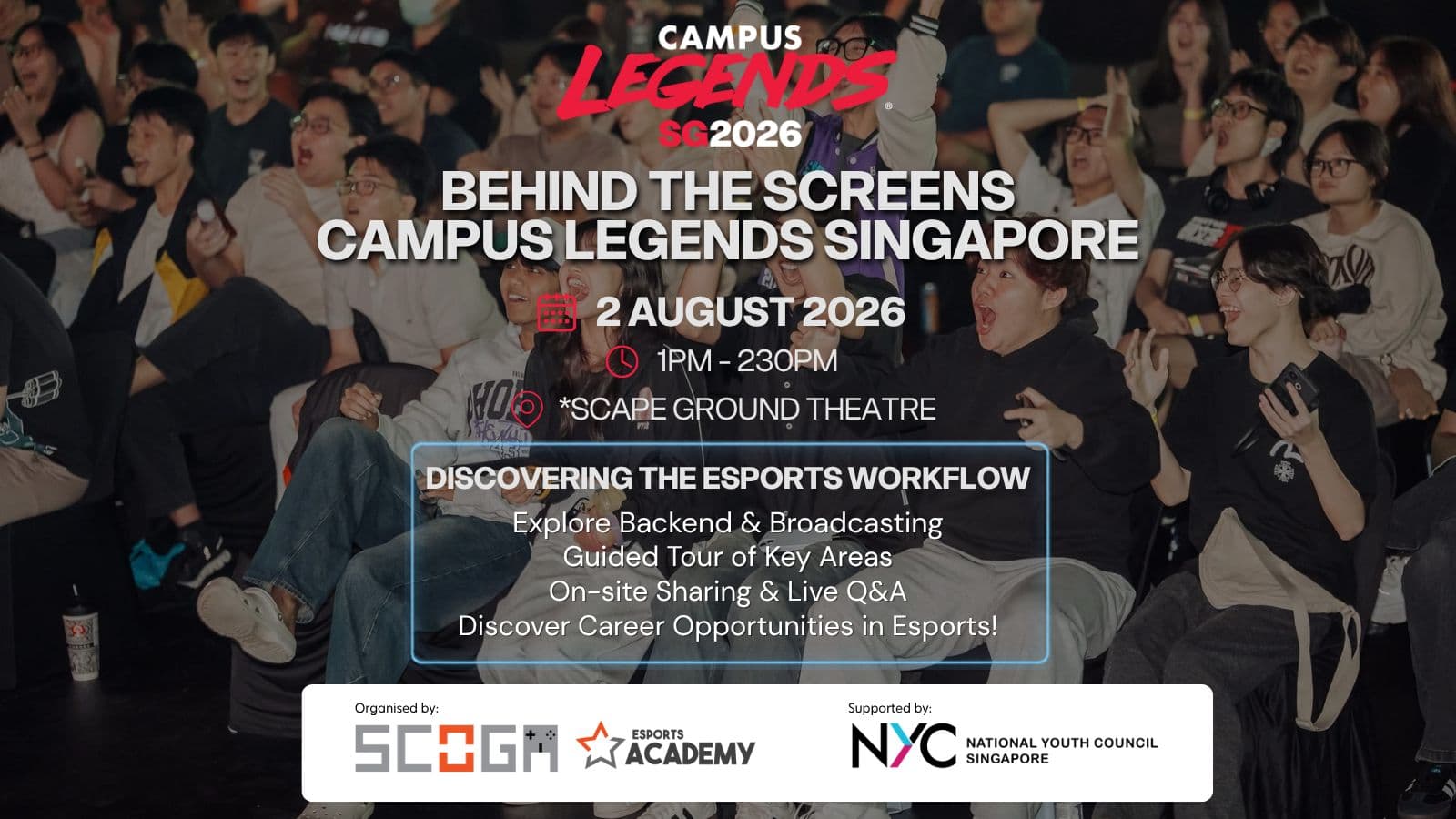 Image of event: Behind the Screens at Campus Legends Run 3