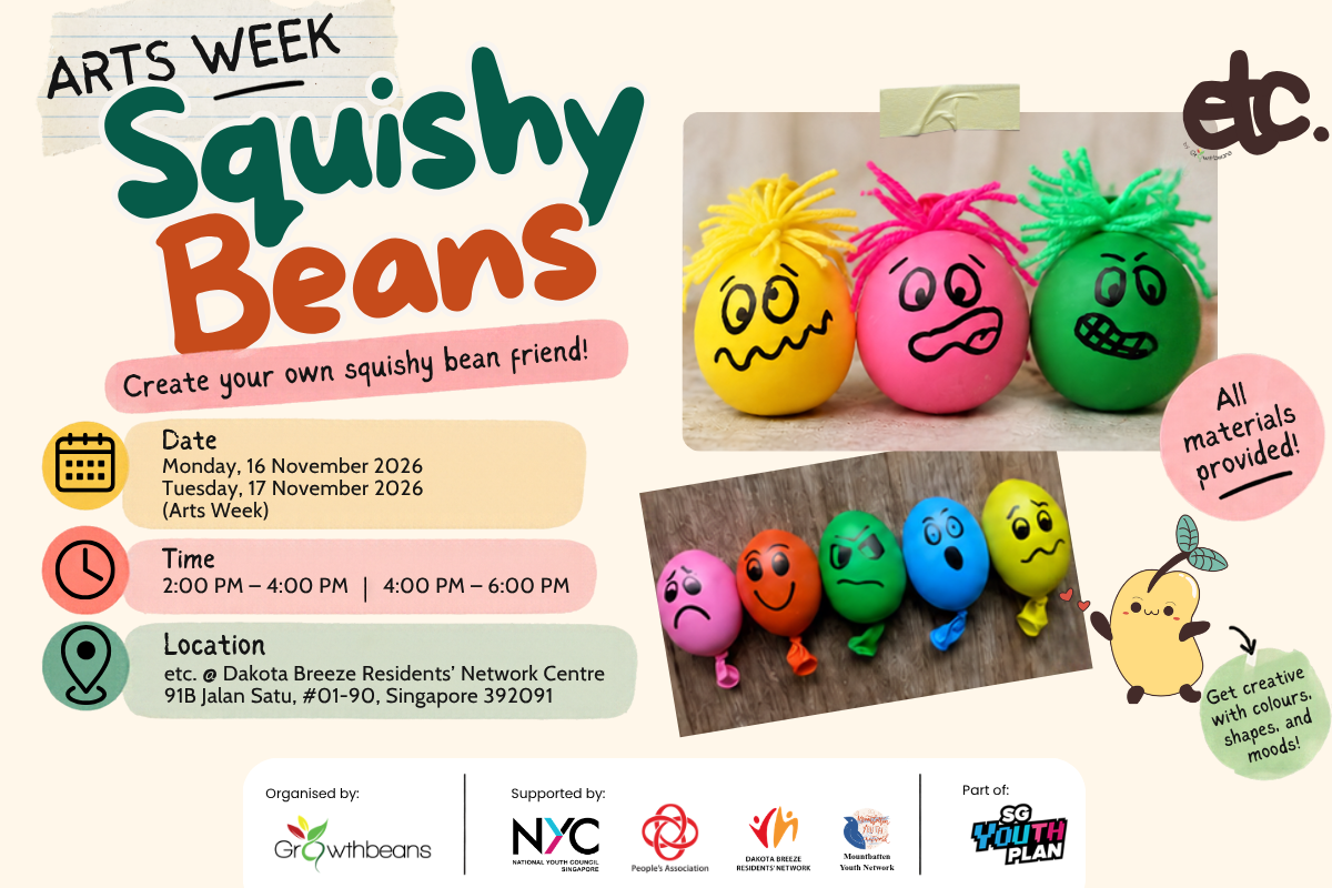Image of event: ART WEEK: SQUISHY BEANS!