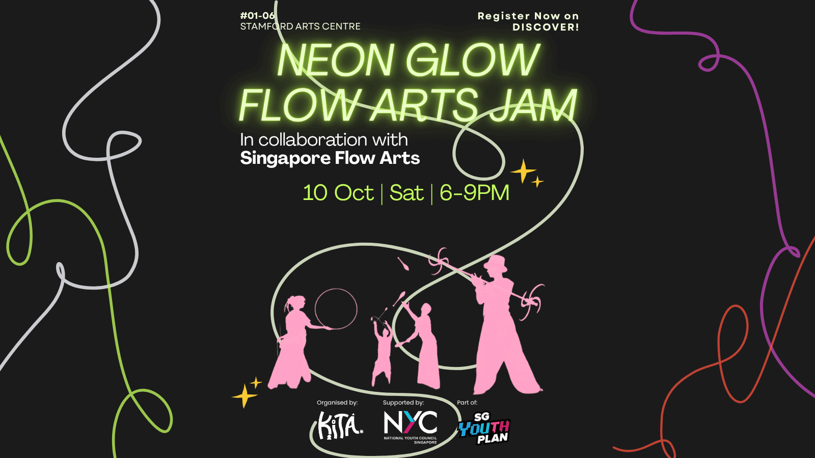 Image of event: [X] by Kita - Neon Glow Flow Arts Jam