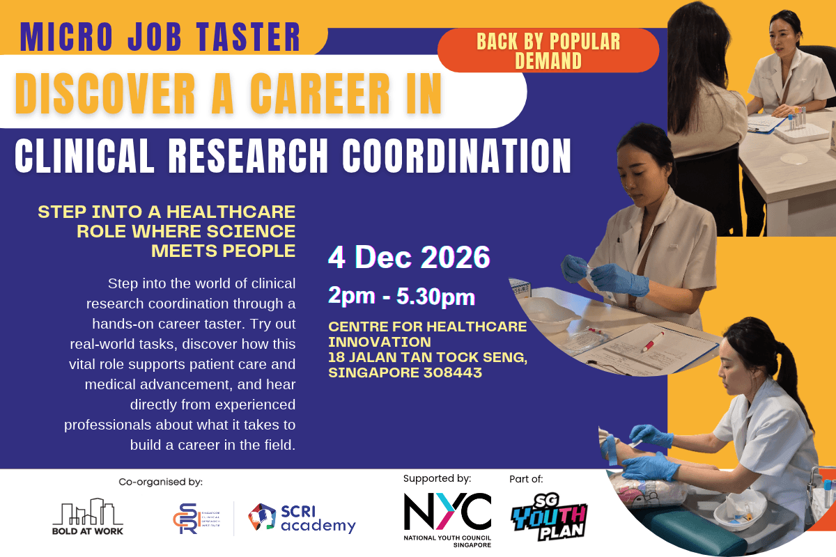 Image of event: Micro-Job Taster: Discover Clinical Research Coordination [Run 2]