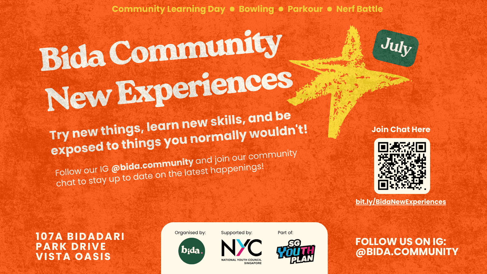 Image of event: Bida Community: New Experiences
