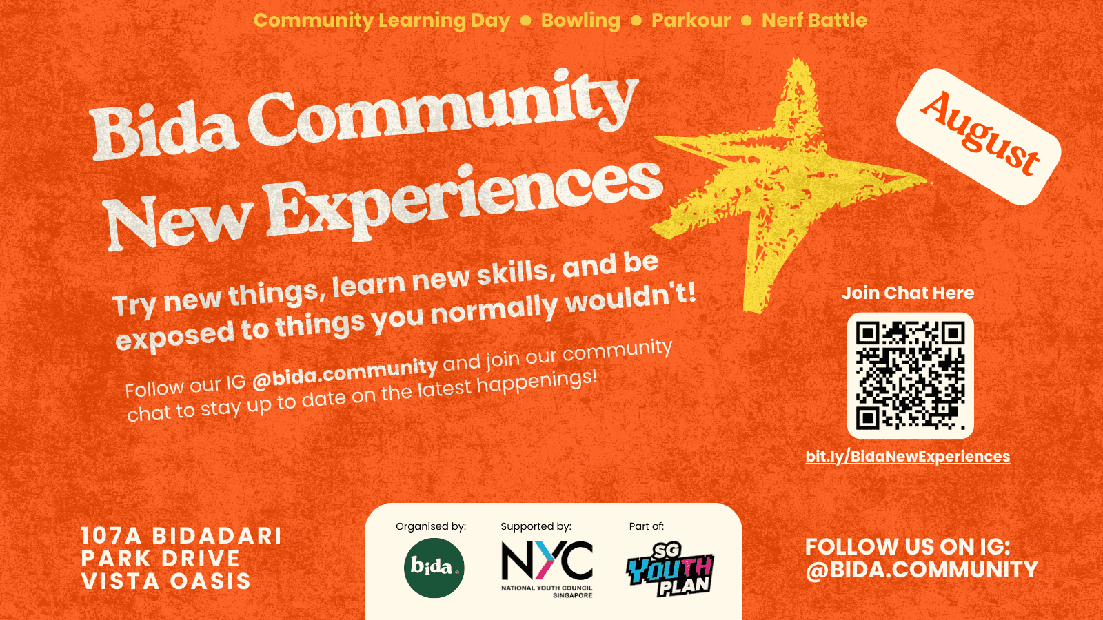 Image of event: Bida Community: New Experiences