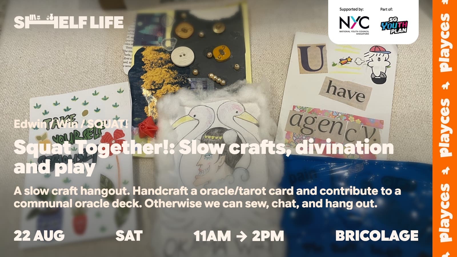 Image of event: Squat Together!: Slow crafts, divination and play