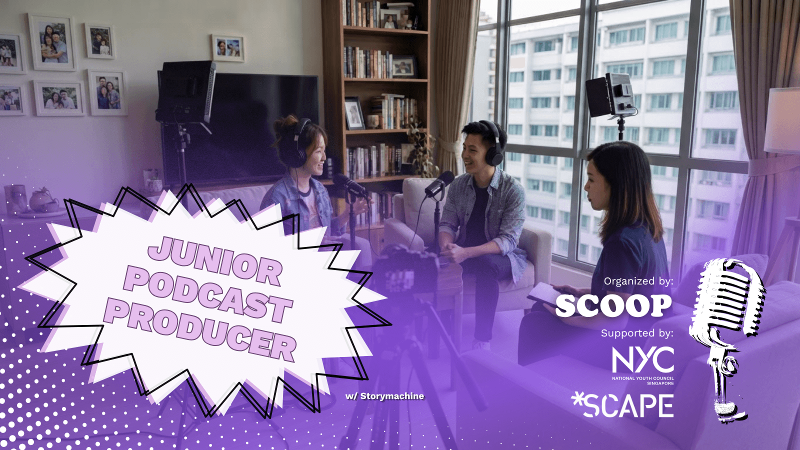 Image of event: Behind the Scenes of Podcast Production with Story Machine