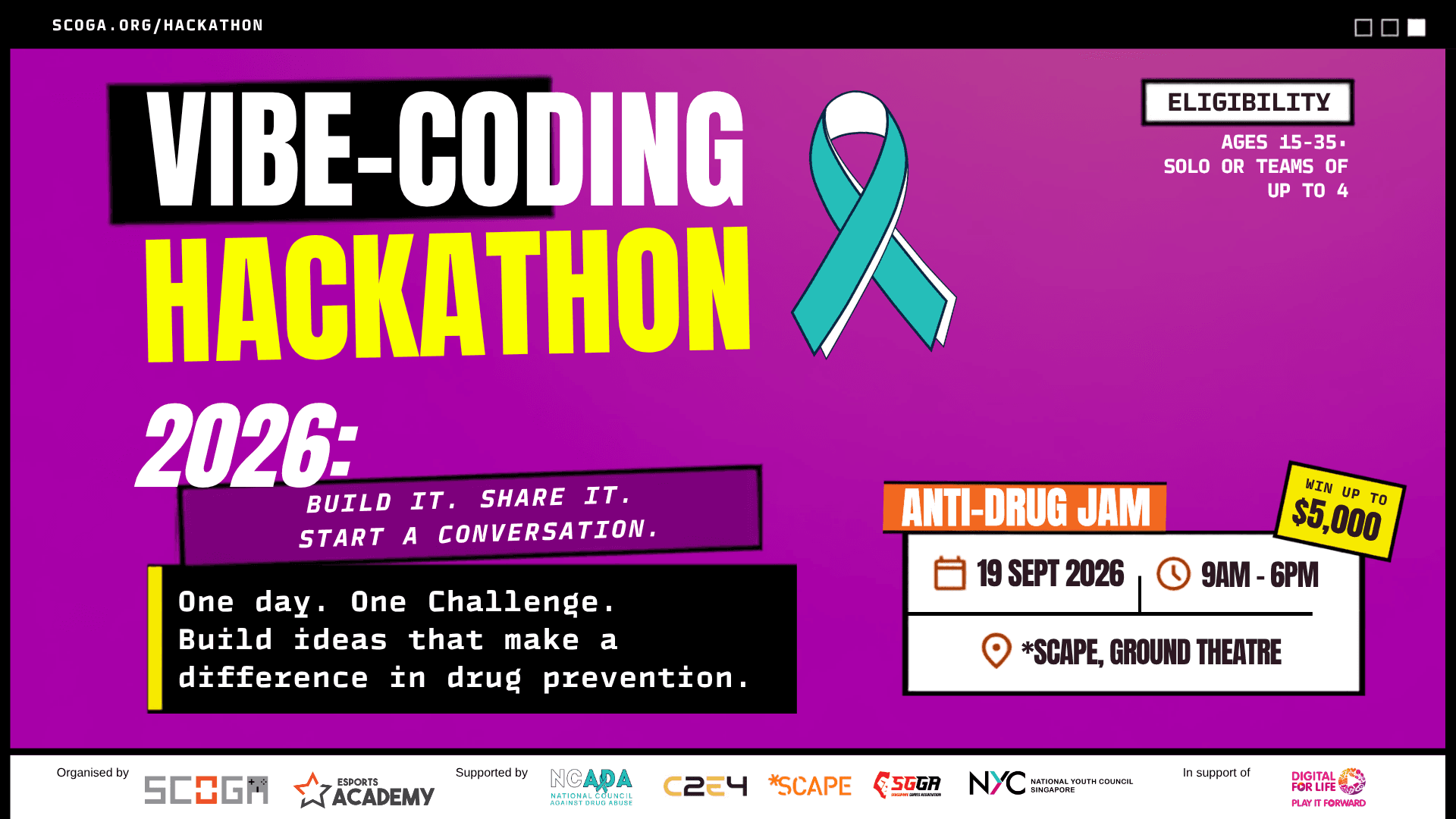Image of event: ANTI-DRUG JAM 2026 | Hackathon