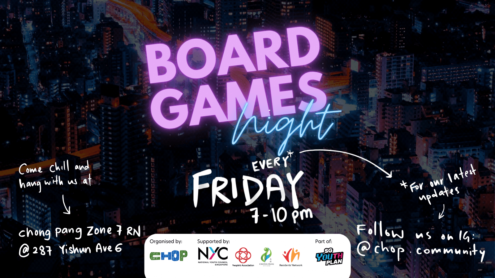 Image of event: Board Games Night