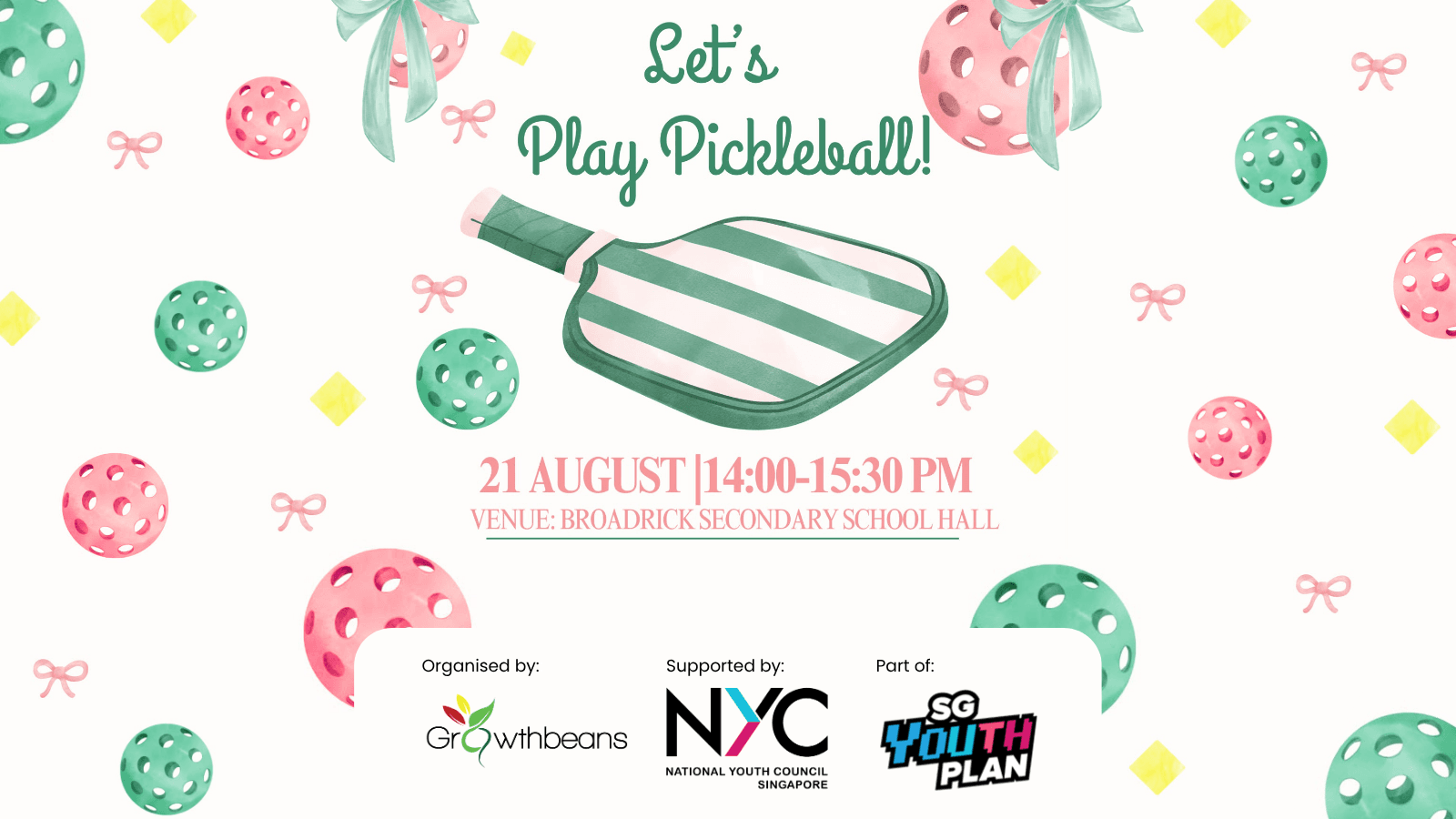 Image of event: Sports IG: Pickleball Session! 