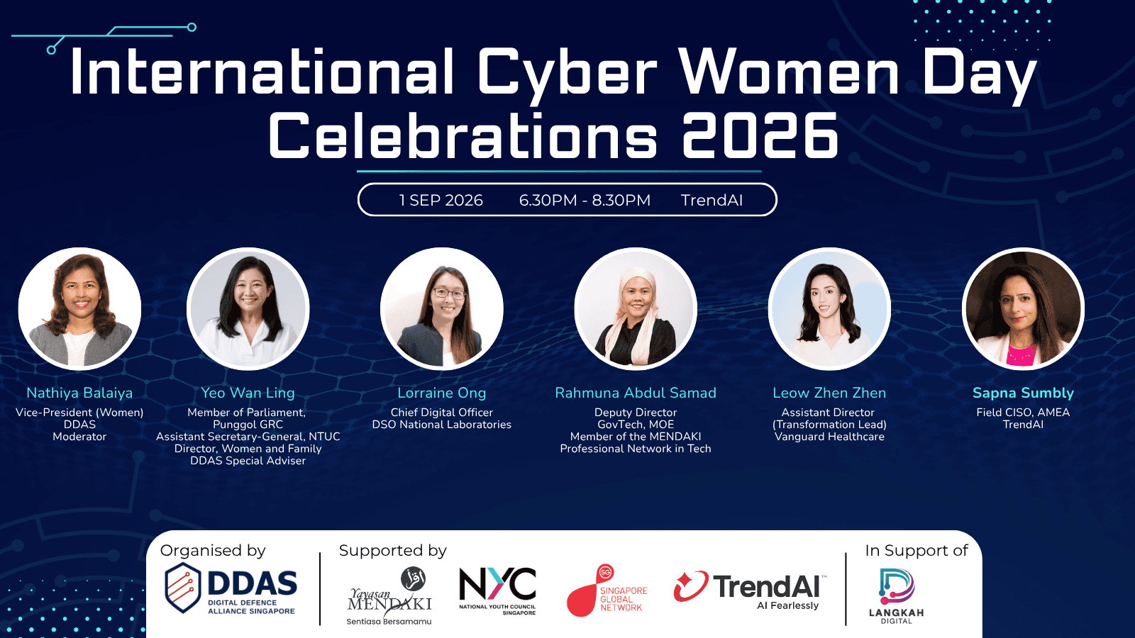 Image of event: DDAS International Women in Cyber Day Celebration 2026 & Learning Journey to TrendAI