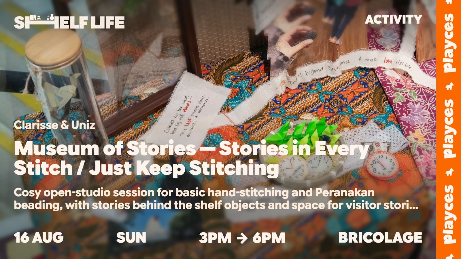 Image of event: Museum of Stories — Stories in Every Stitch / Just Keep Stitching