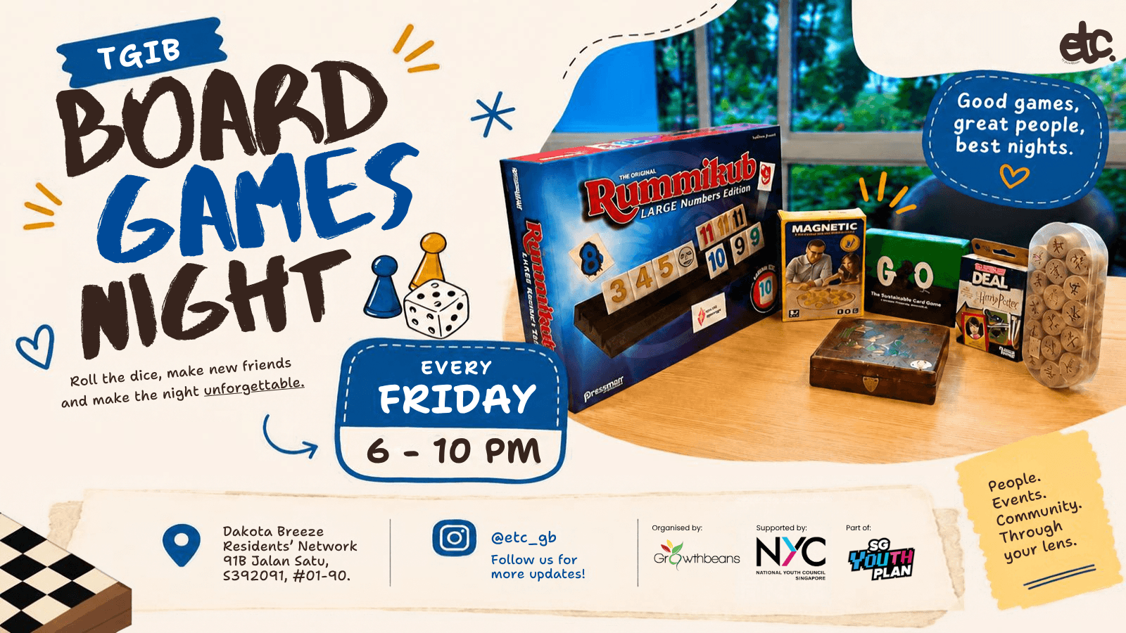 Image of event: Board Games Friday!