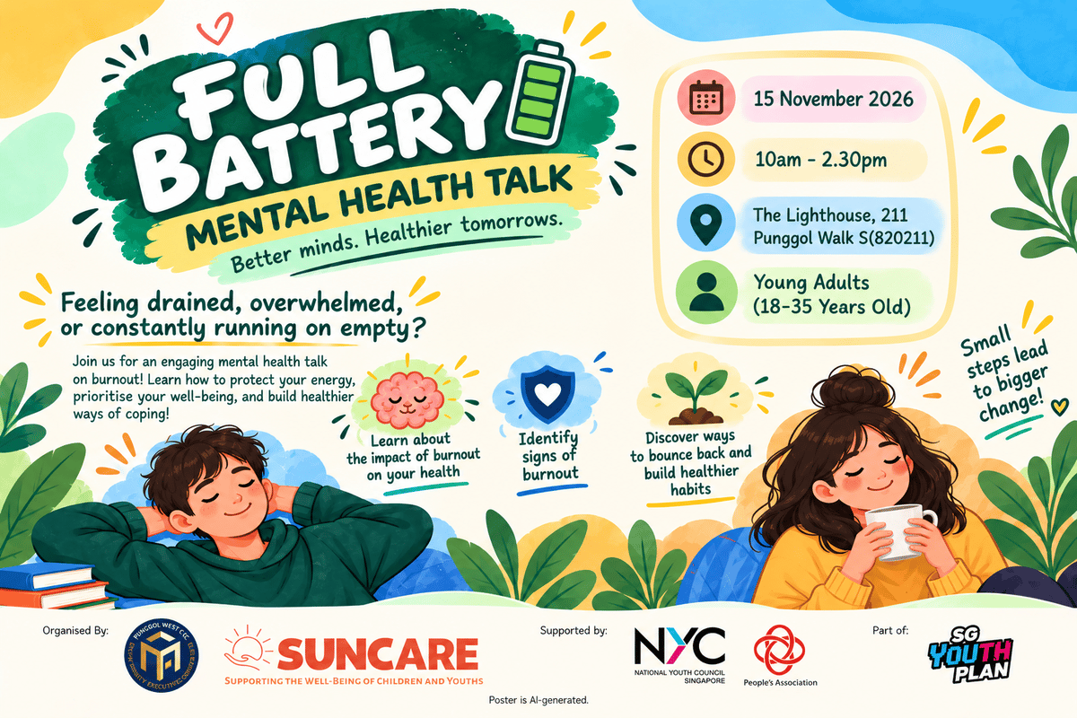 Image of event: Full Battery - Mental Health Talk